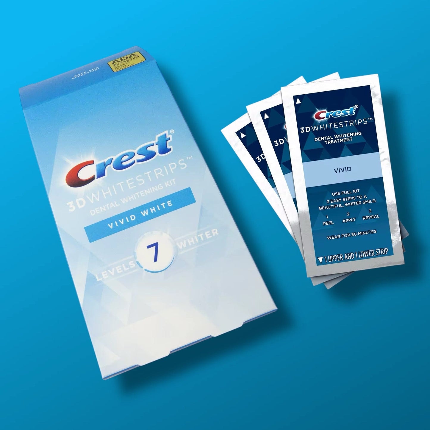 CREST 3D WHITESTRIPS™ VIVID WHITE
